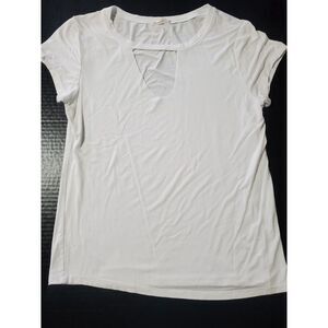 Women's White‎ T Shirt Size Small La Miel